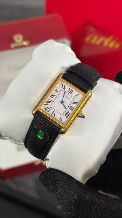 CRT TANK LOUIS (ORO/BLANCO/NEGRO) 26MM