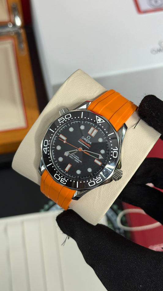 OMG SEAMASTER (PLATA/NARANJA) CAUCHO