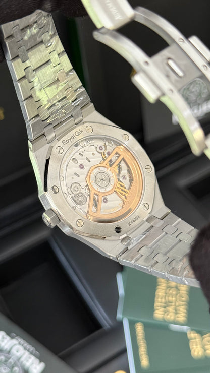 AP ROYAL OAK (PLATA/ NEGRO) SUPERCL0N