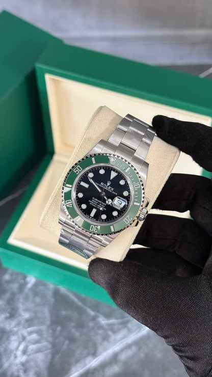 RLX SUBMARINER KERMIT (NEGRO/VERDE) SUPERCL0N