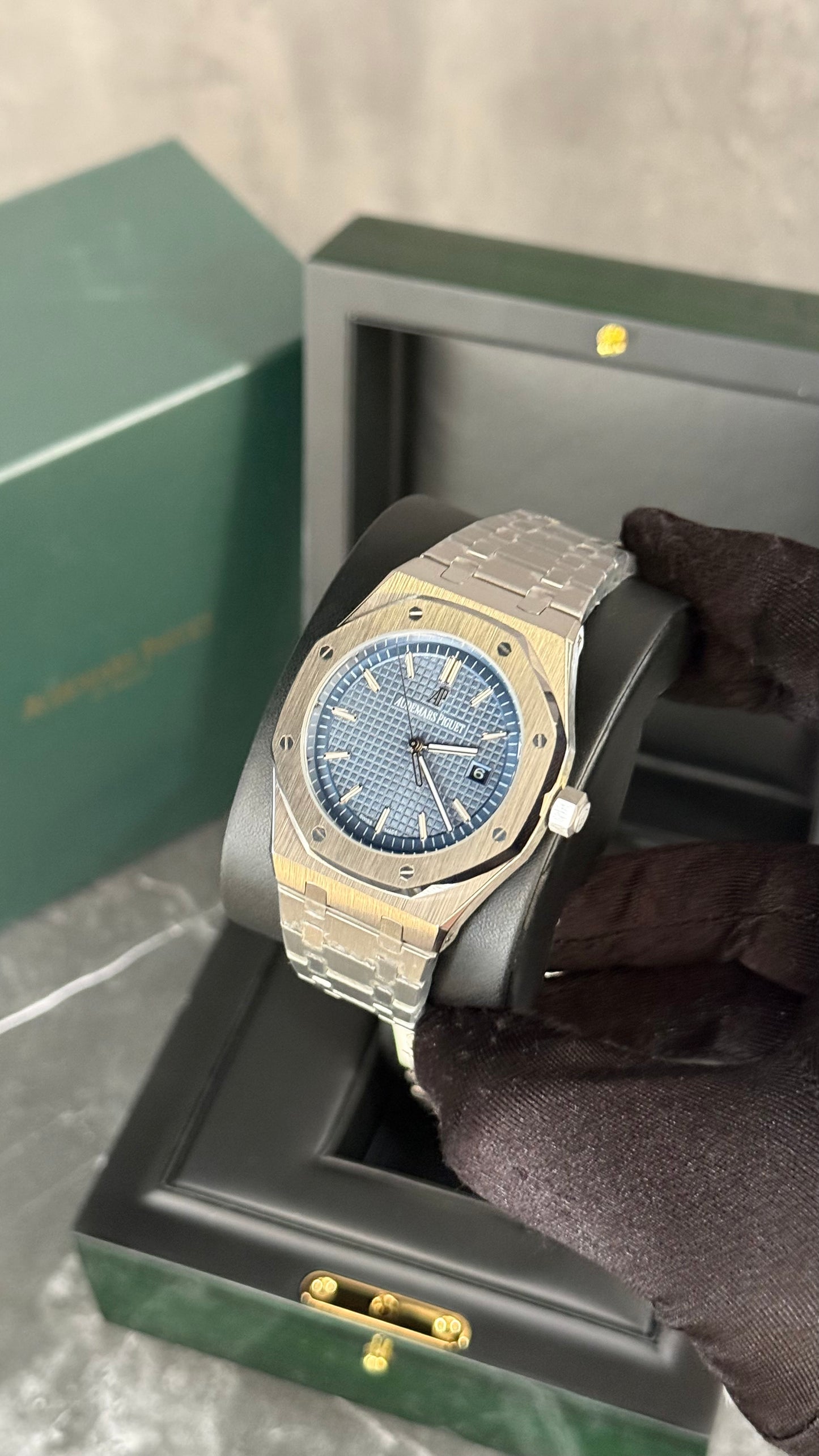 AP ROYAL OAK (AZUL/PLATA)