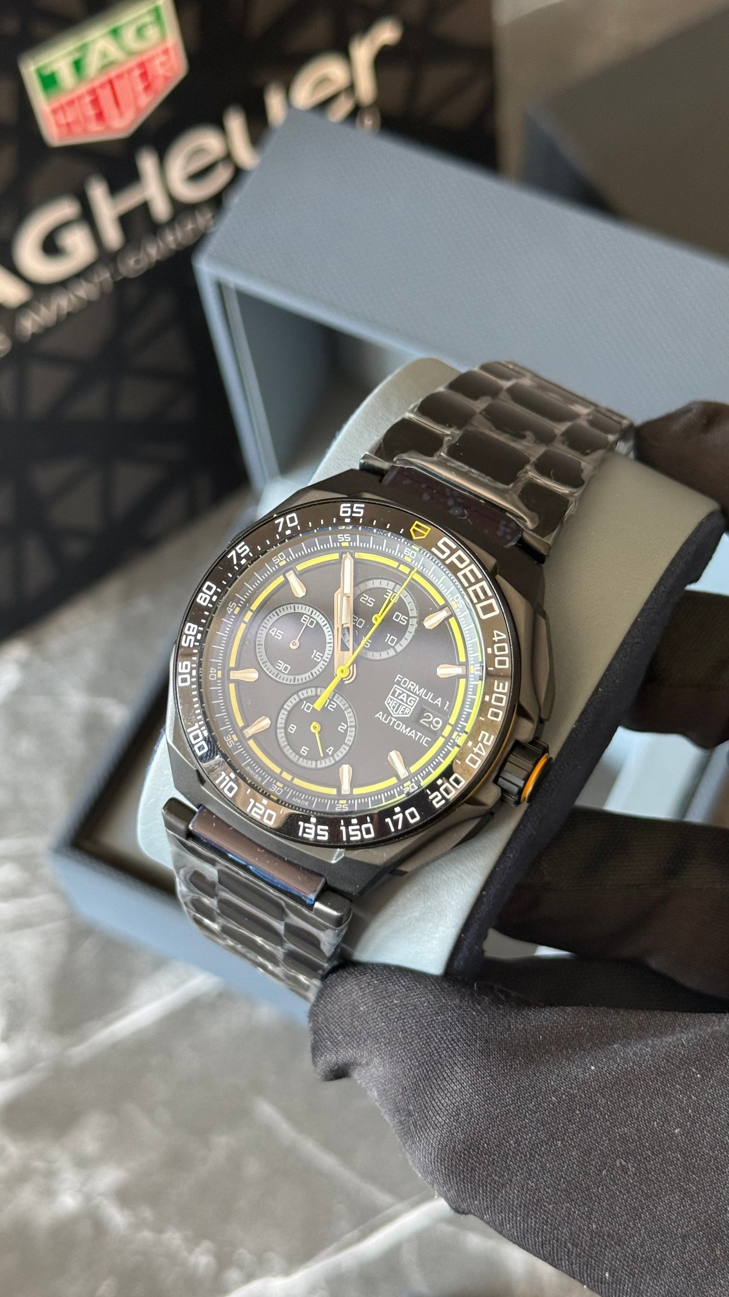 TH FORMULA 1 FULL NEGRO / AMARILLO 41mm