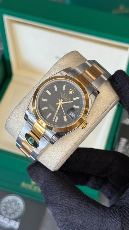 RLX DATEJUST (BICOLOR/NEGRO) 36MM