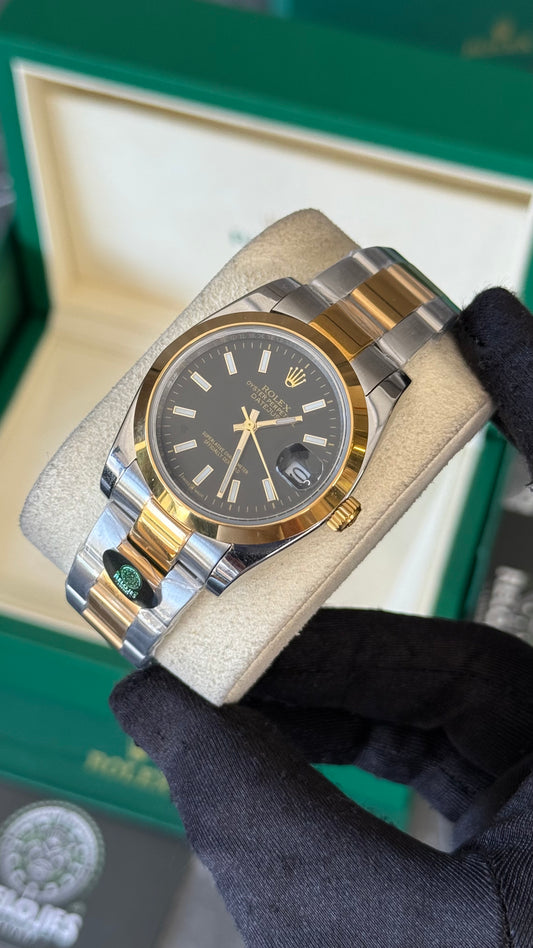 RLX DATEJUST (BICOLOR/NEGRO) 36MM