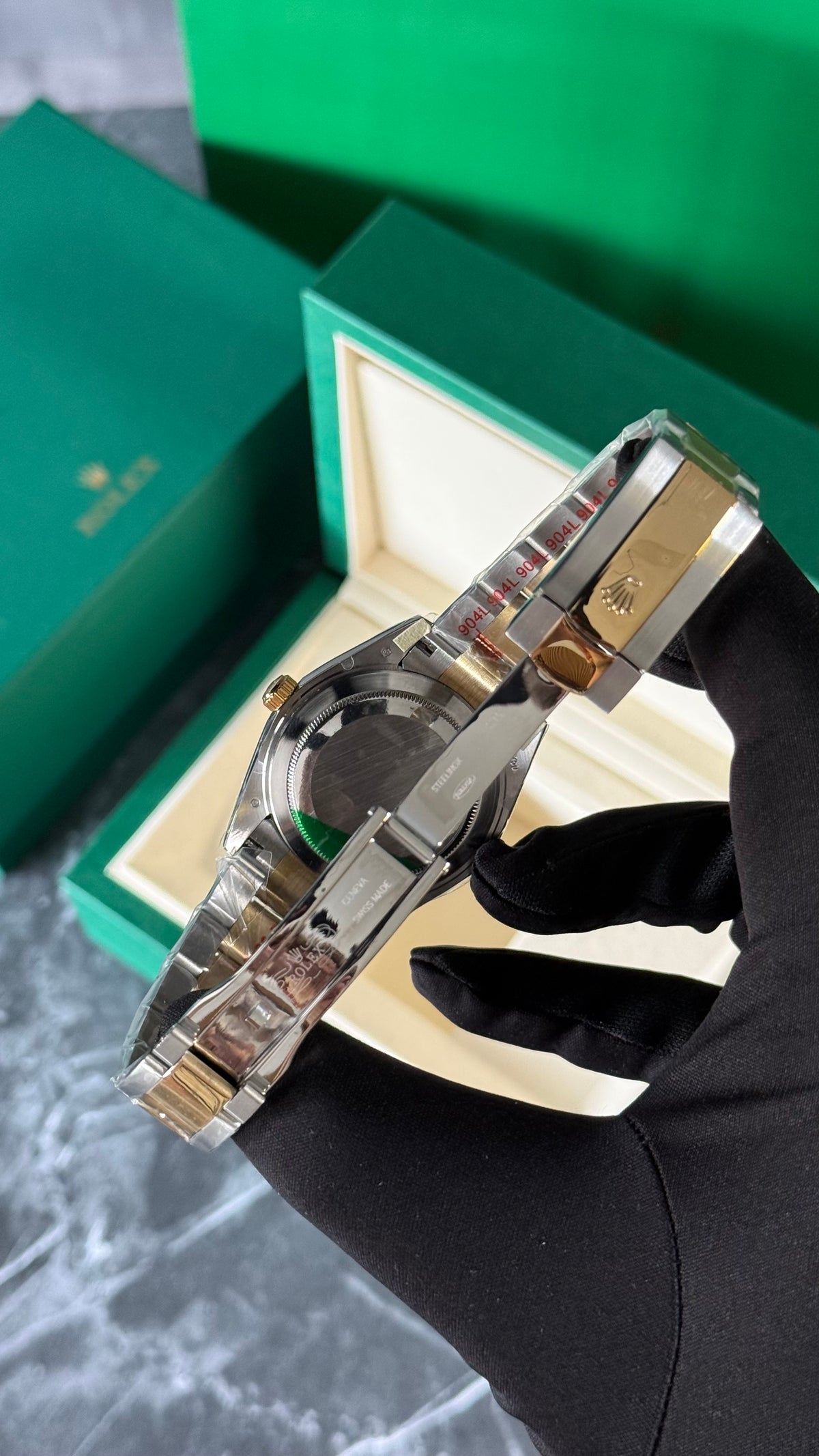 RLX DATEJUST (BICOLOR / VERDE) OY