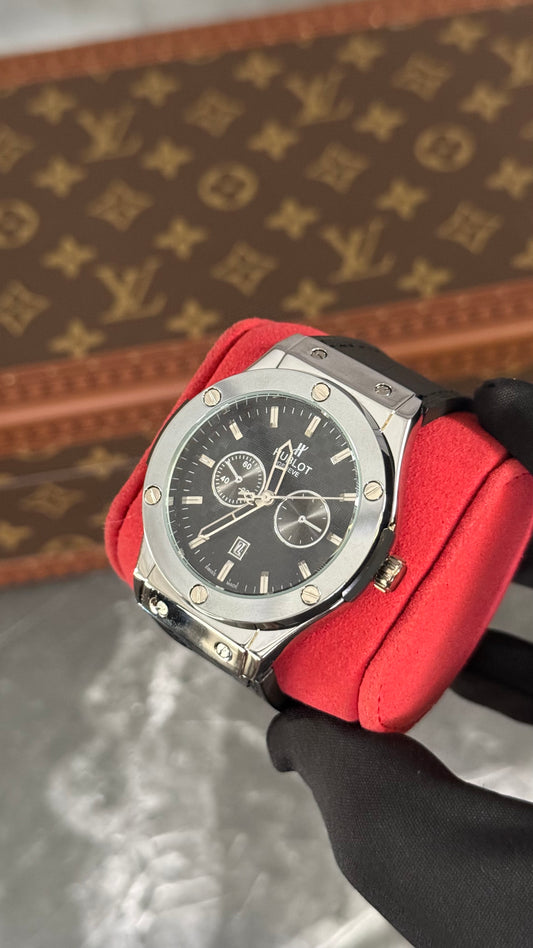 RLX PLATA - GRIS PIEL NEGRA