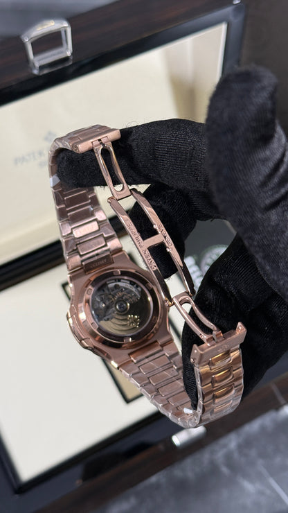 PP NAUTILUS (ORO ROSA/NEGRA)