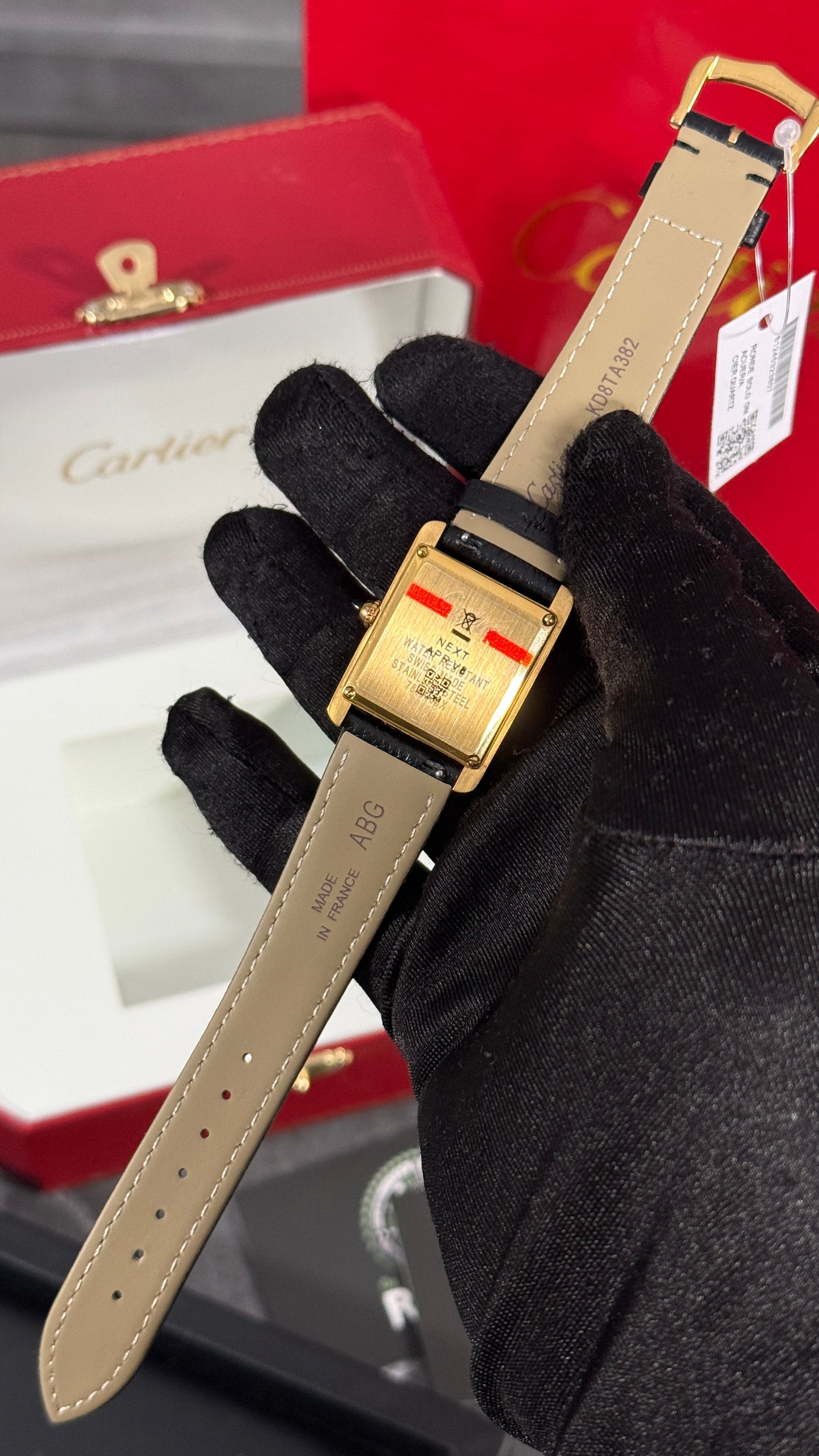 CRT TANK LOUIS (ORO/BLANCO/NEGRO) 26MM