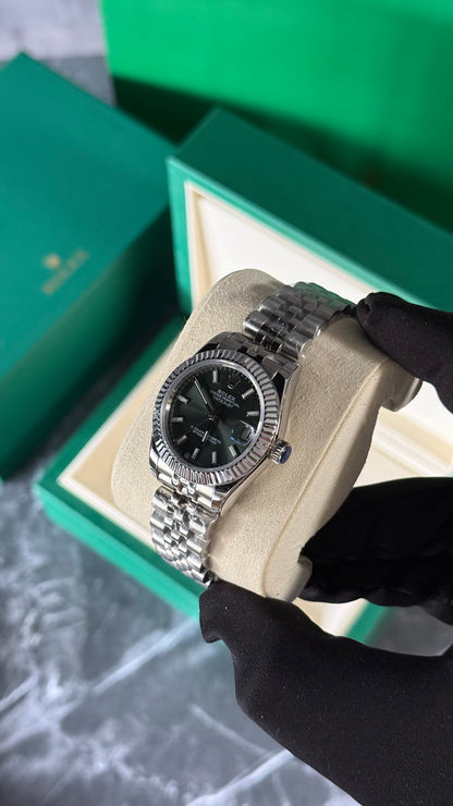 RLX DATEJUST JUBILEE PLATA/VERDE 2025 31mm