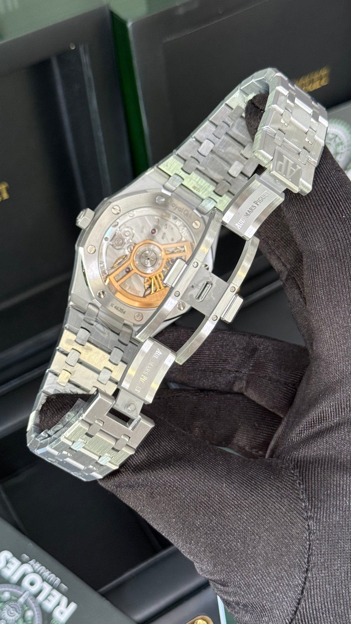 AP ROYAL OAK (PLATA/ NEGRO) SUPERCL0N