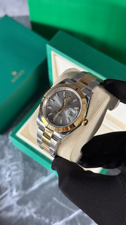 RLX DATEJUST (BICOLOR/GRIS) LISO