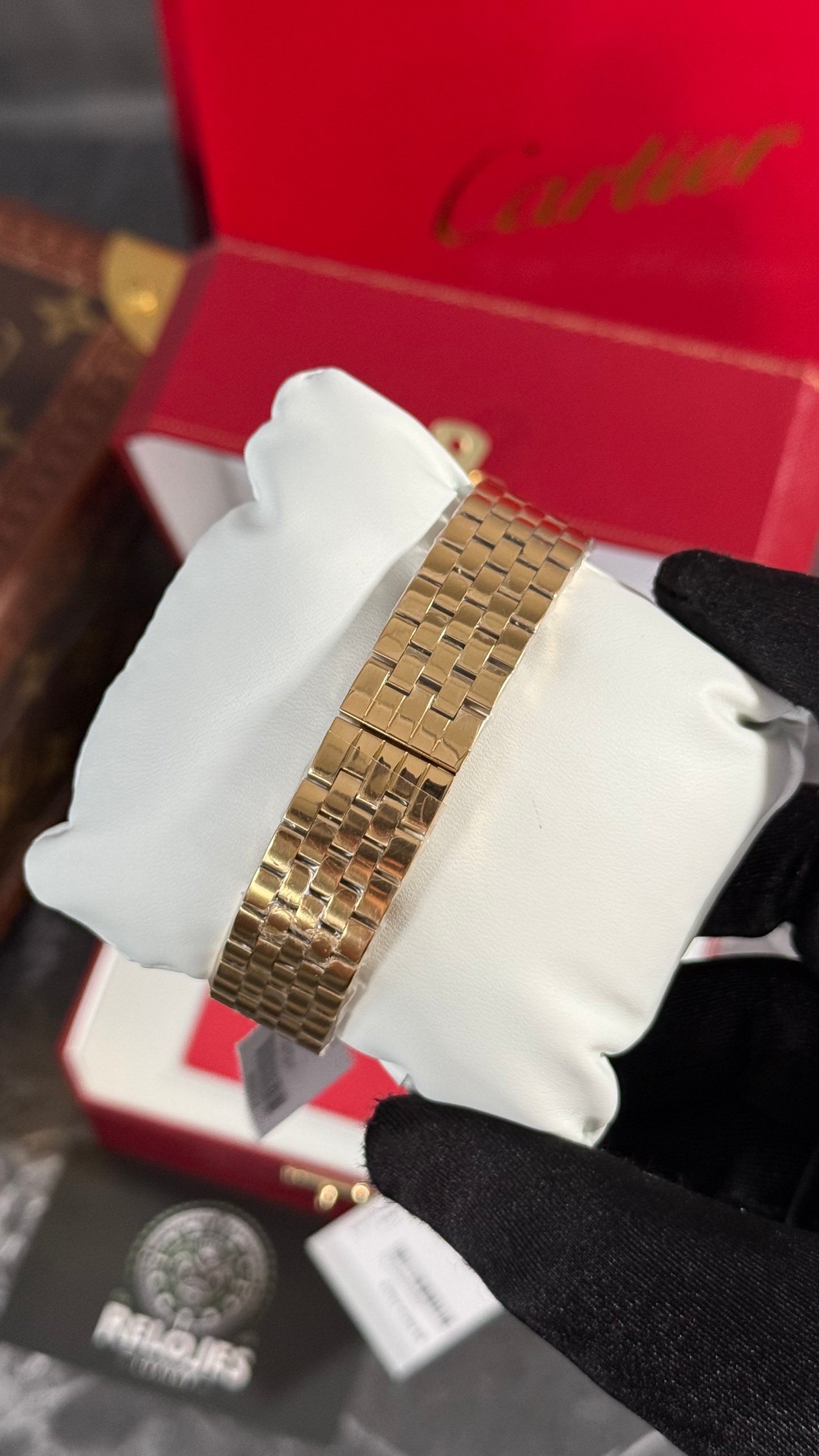 CRT PANTHÈRE (ORO/ BRILLANTE) 28MM