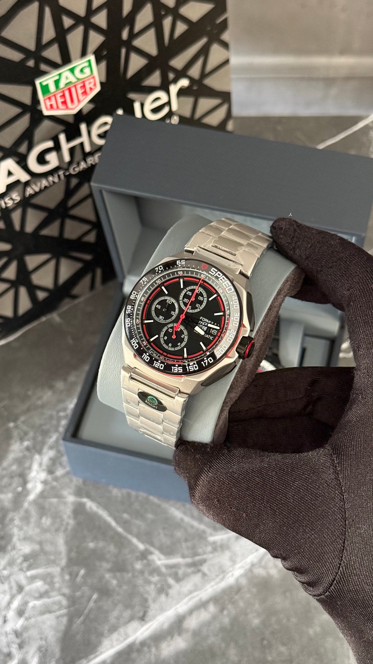 TH FORMULA 1 (PLATA/ NEGRO) 41mm