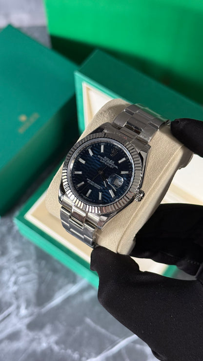 RLX DATEJUST X (PLATA/AZUL)