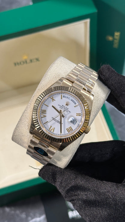 RLX DAY-DATE (ORO/BLANCO) 202