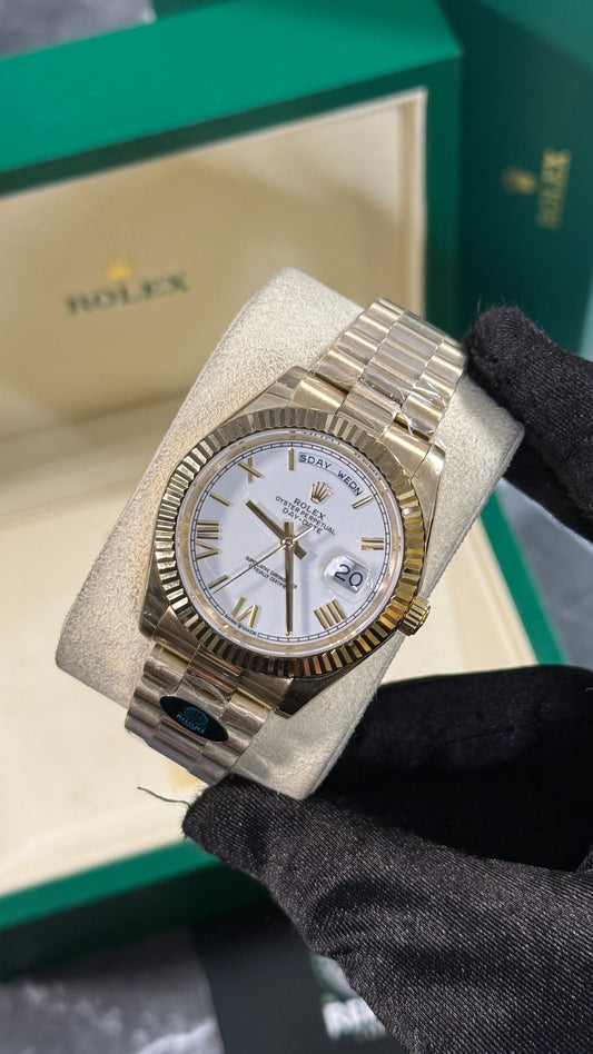 RLX DAY-DATE (ORO/BLANCO) 202