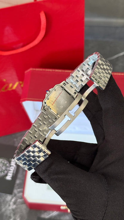 CRT PANTHÈRE (PLATA/ BRILLANTE) 28MM