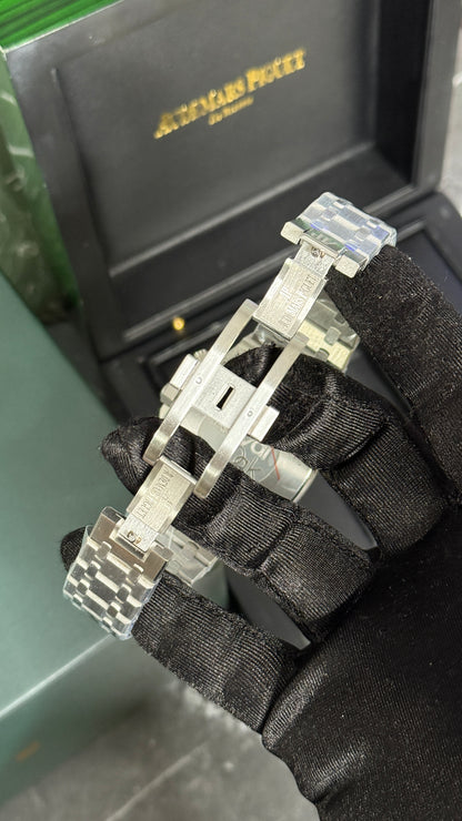 AP ROYAL OAK CRONÓGRAFO (PLATA/VERDE)