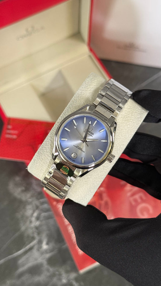 OMG SEAMASTER (PLATA/AZUL) 33mm