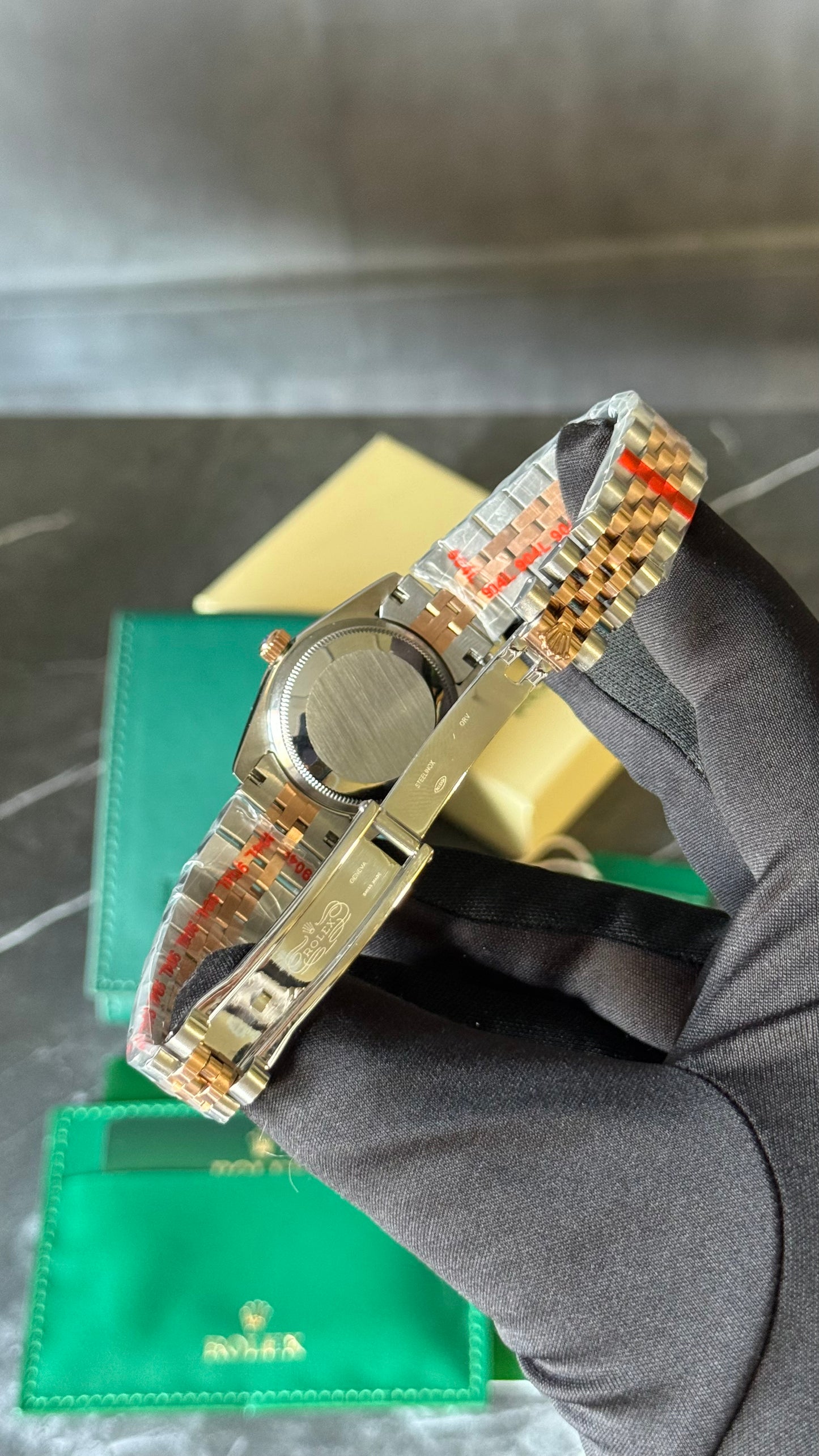 RLX DATEJUST (ORO ROSA/ MARRÓN ) 31mm