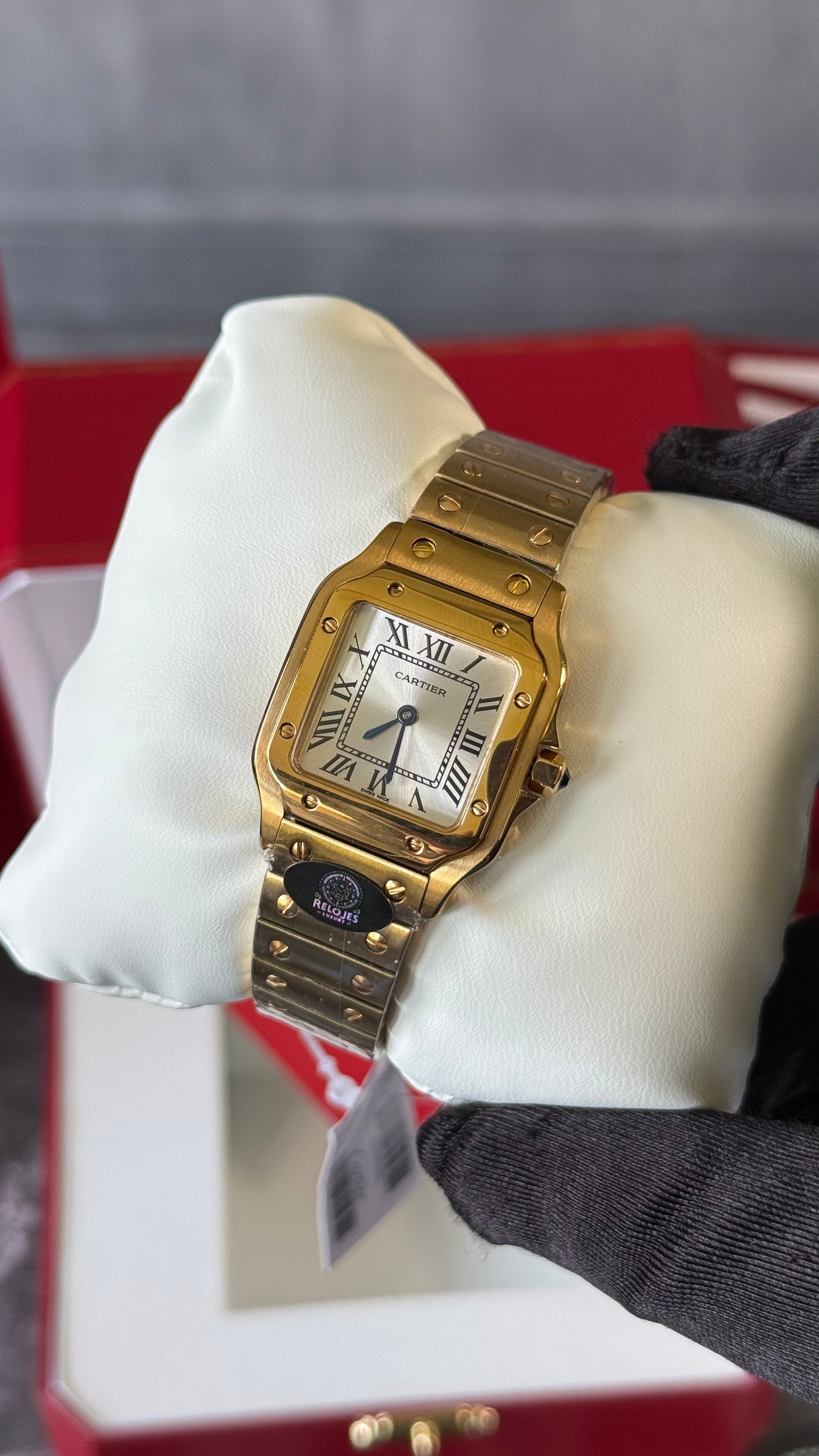 CRT SANTOS - NO DATE (DORADO/ PLATA) 28 MM