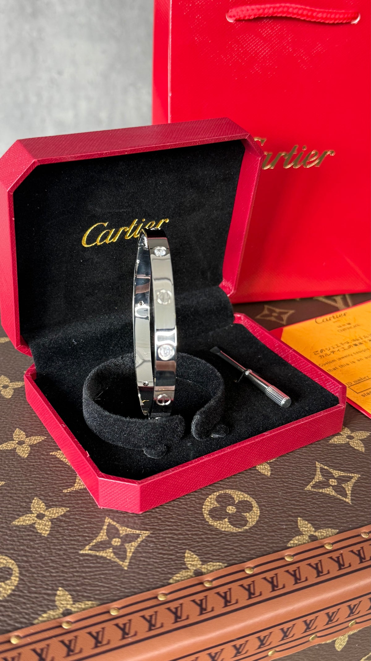 PULSERA CRTR PLATA/DIAMANTE i