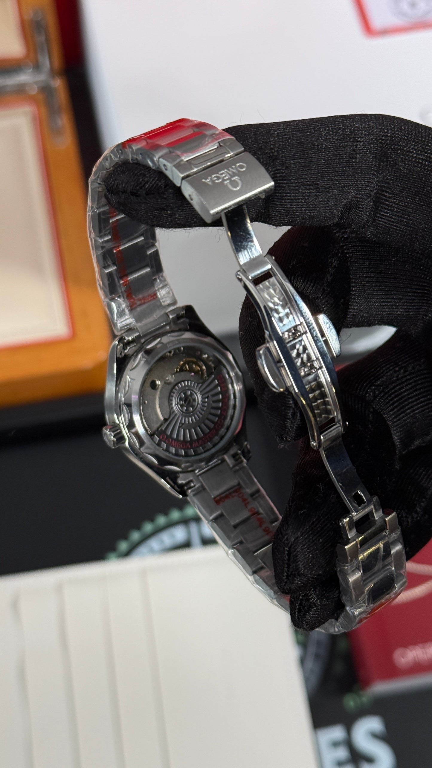 OMG AQUA TERRA (PLATA/AZUL) 34mm