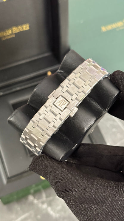 AP ROYAL OAK CRONÓGRAFO (PLATA/AZUL)