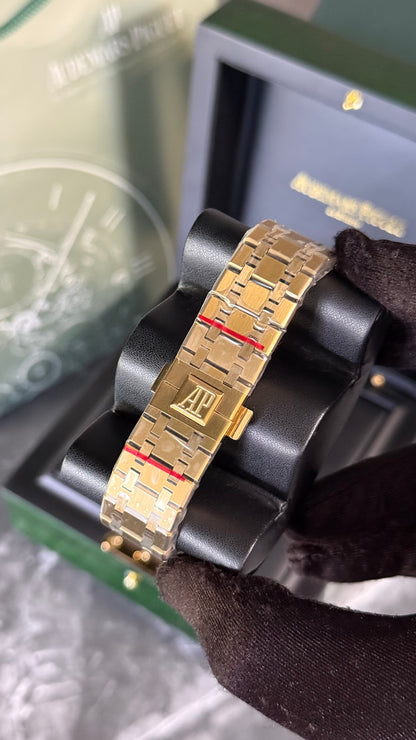 AP ROYAL OAK CRONÓGRAFO (ORO/ VERDE)