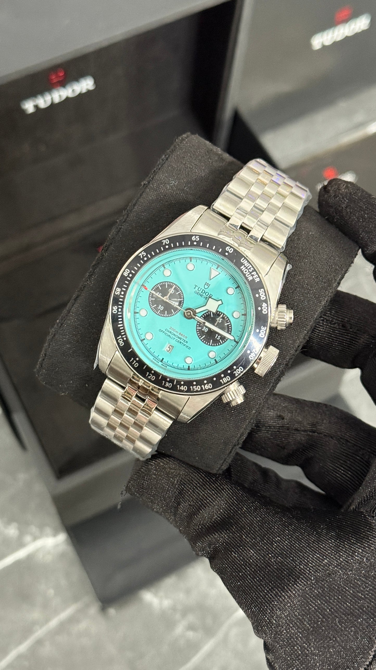 TDR BB CHRONO JUBILEE (PLATA/TIFFANY)
