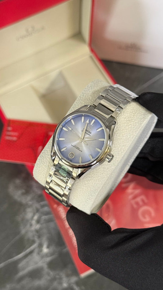 OMG SEAMASTER (PLATA/AZUL) 33mm