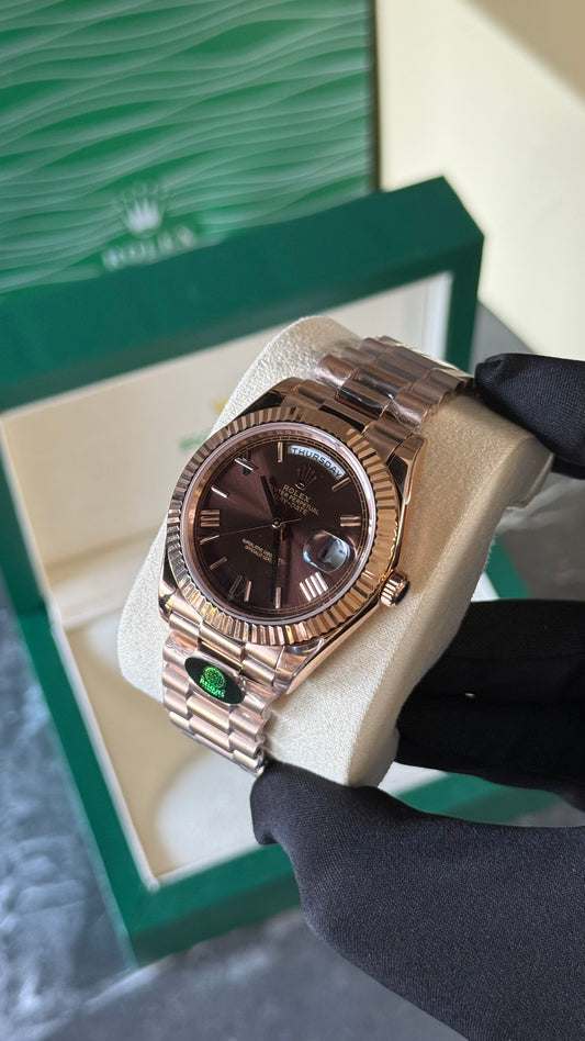RLX DAY-DATE (ORO ROSA / CHOCOLATE) 2025