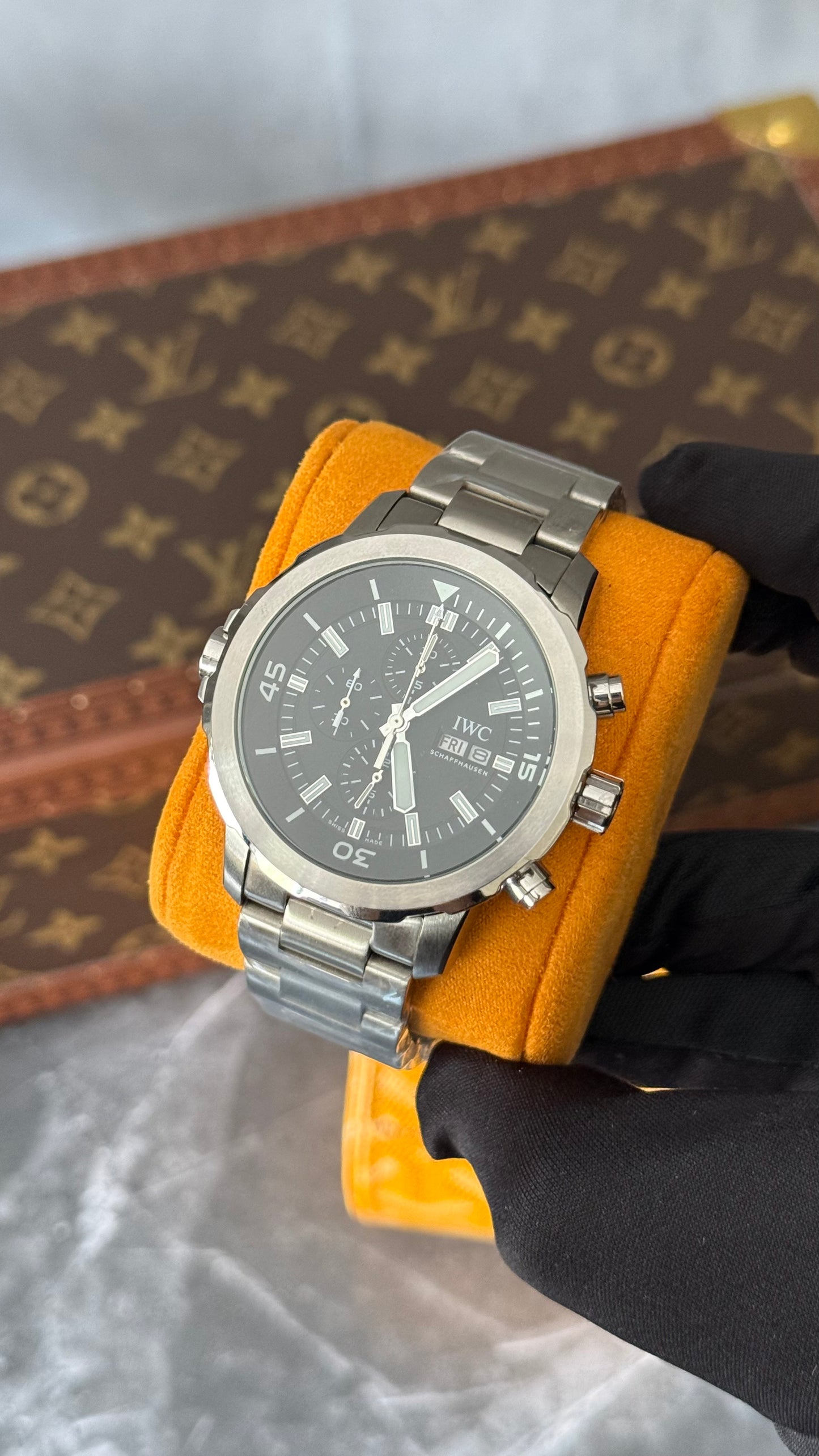 IWC AQUATIMER CHRONOGRAPH (PLATA/NEGRO) 44mm