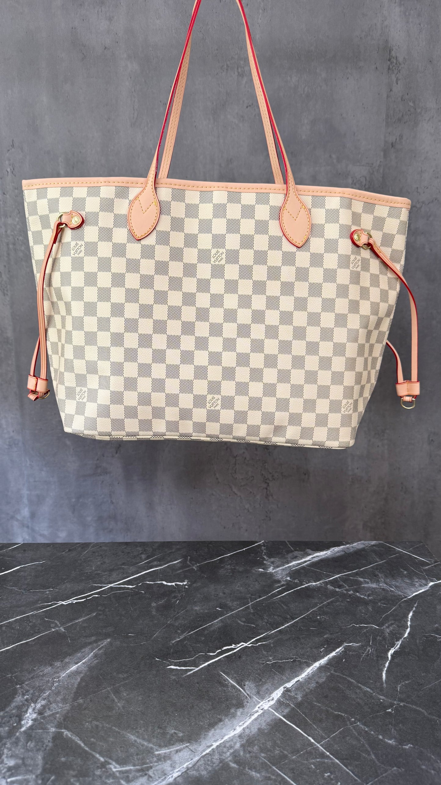 LV NEVERFULL BEIGE 46cm (p)