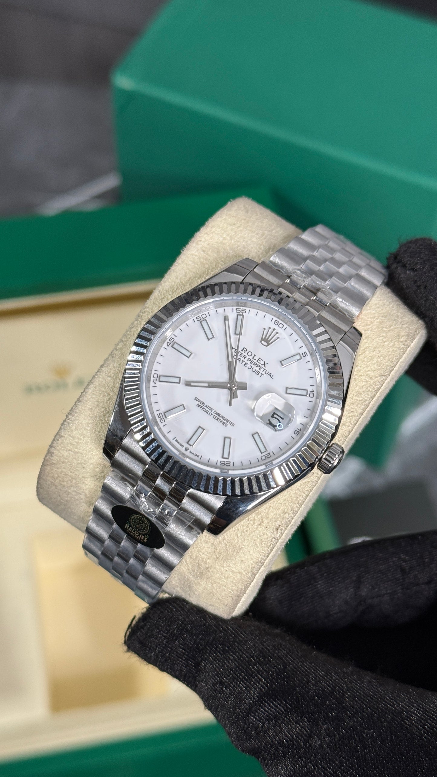 RLX DATEJUST JUBILEE (PLATA/BLANCO) 2025