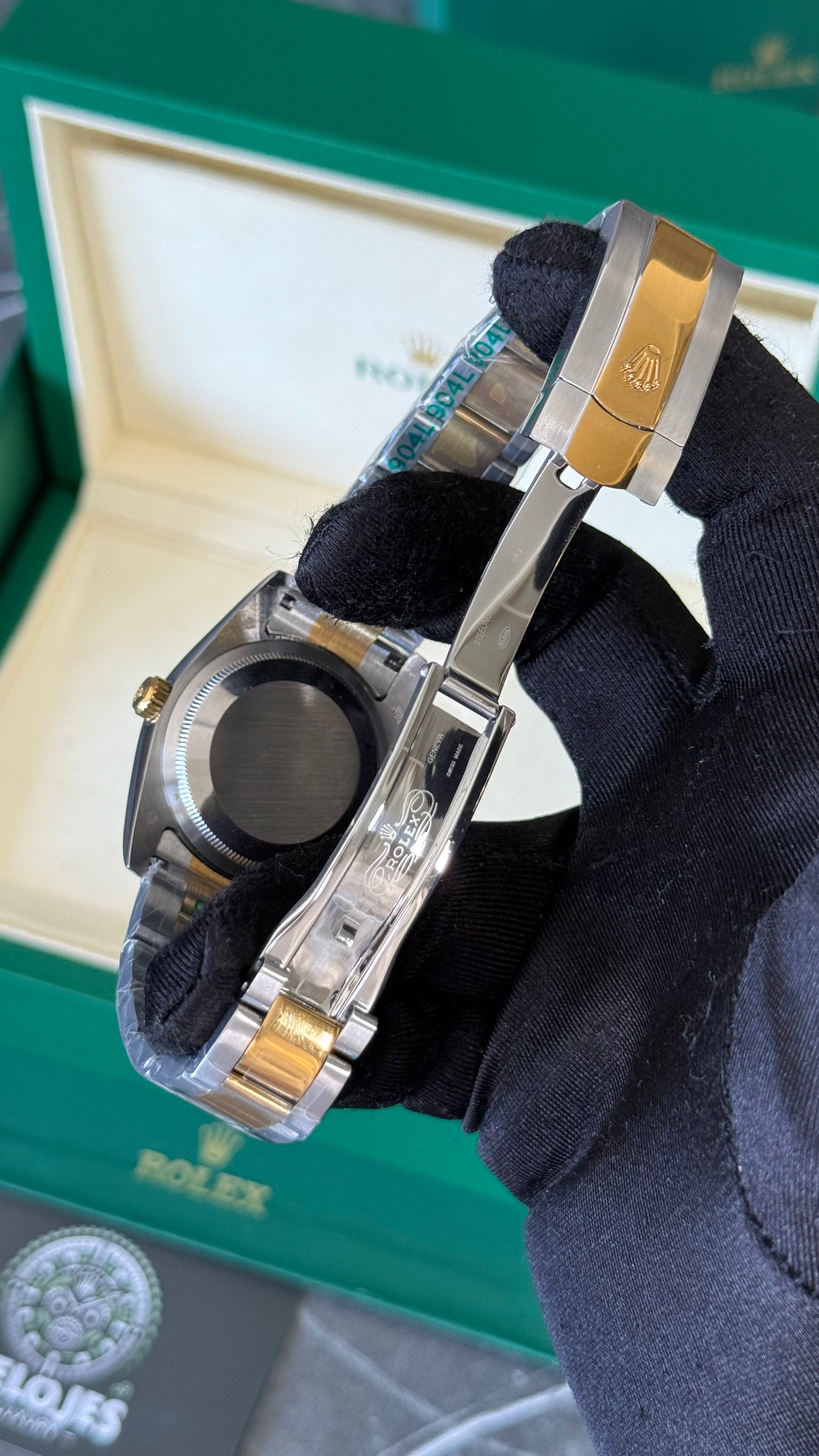 RLX DATEJUST (BICOLOR/NEGRO) 36MM