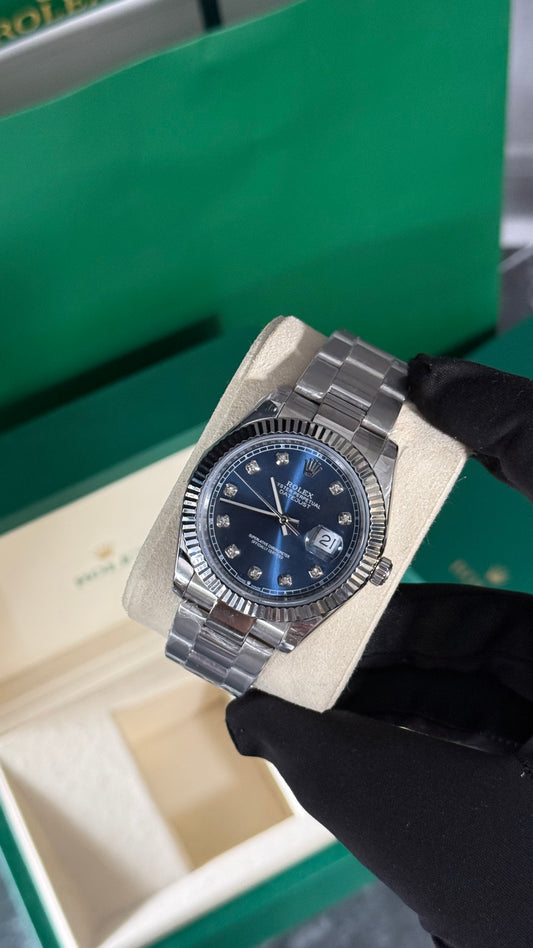 RLX DATEJUST (PLATA/AZUL) 41mm BRIL