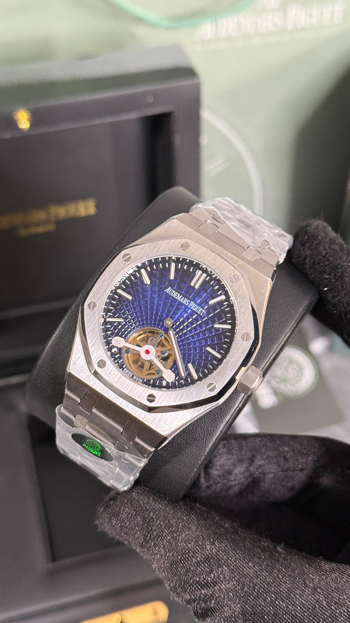 AP ROYAL OAK TURBILLON (PLATA/AZUL) V2
