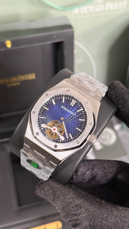 AP ROYAL OAK TURBILLON (PLATA/AZUL) V2