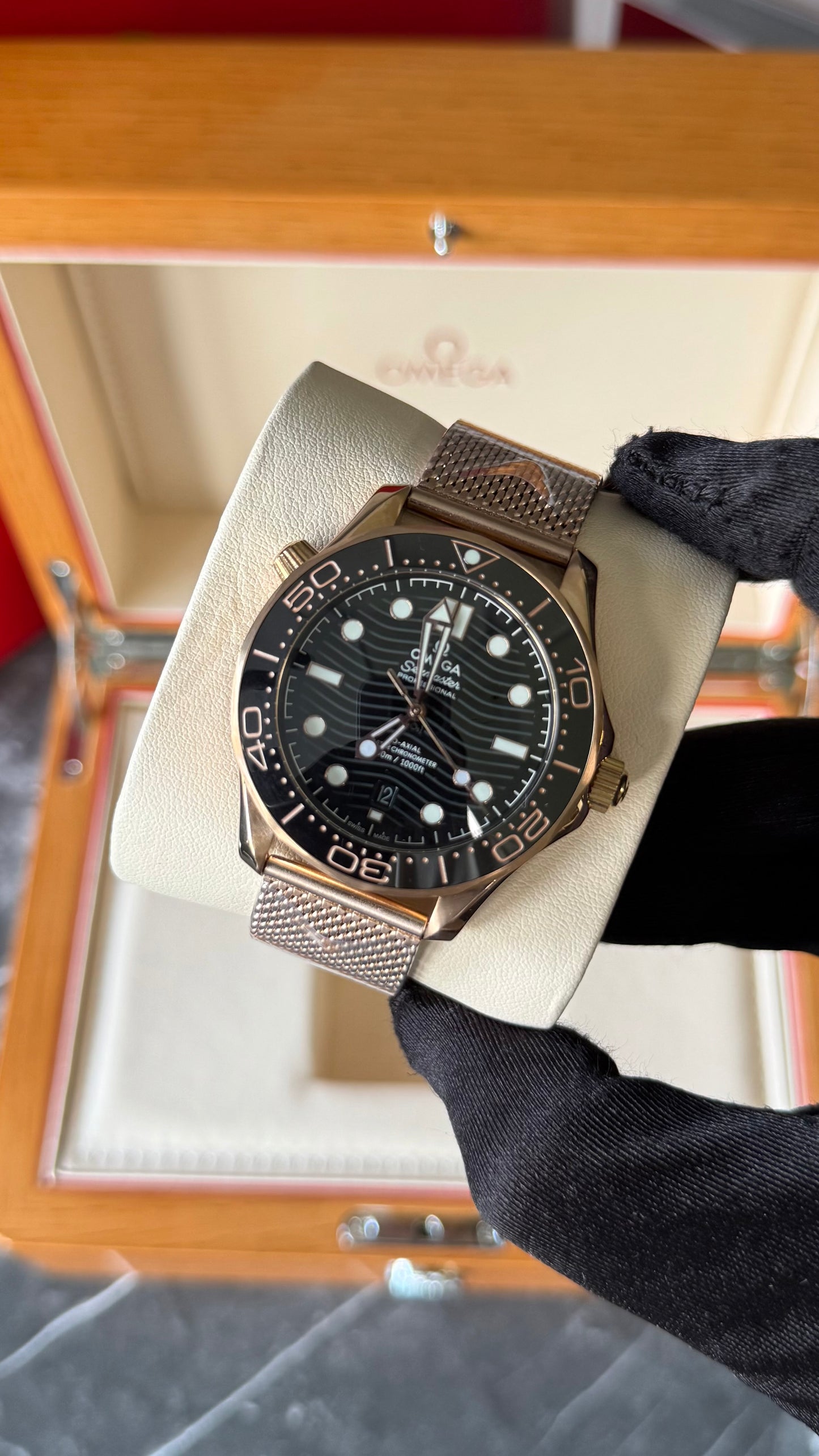 OMG SEAMASTER ZrO2 ORO ROSA