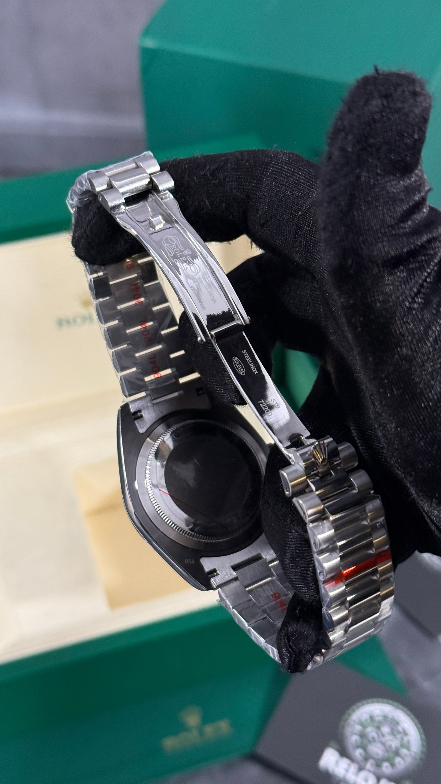 RLX DAY-DATE (PLATA/AZUL CLARO-ARABIC)