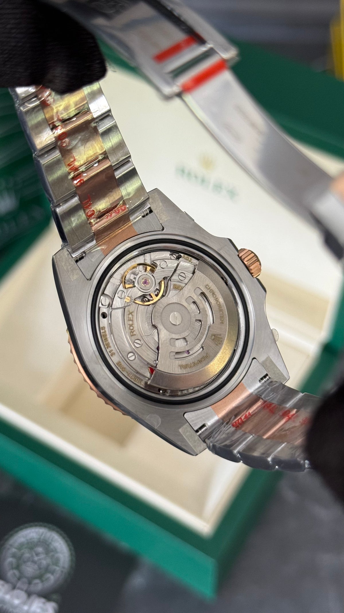 RLX GMT-MÁSTER ll (ORO ROSA / PLATA) SUPERCL0N
