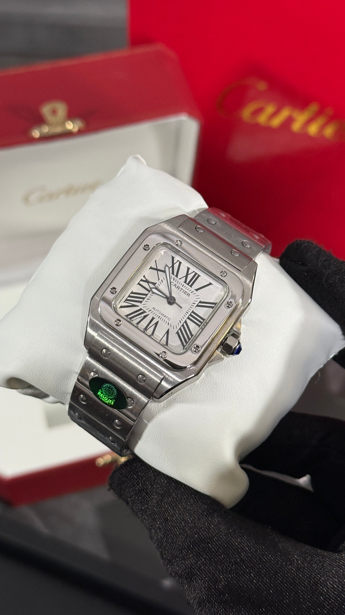 CRT SANTOS (PLATA/BLANCO) 36MM