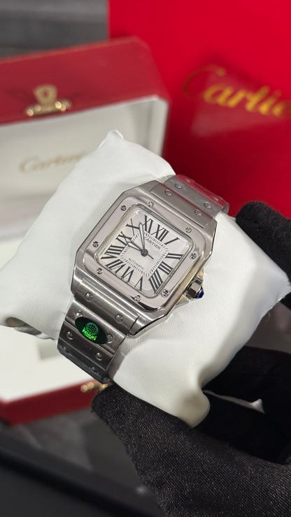CRT SANTOS (PLATA/BLANCO) 36MM