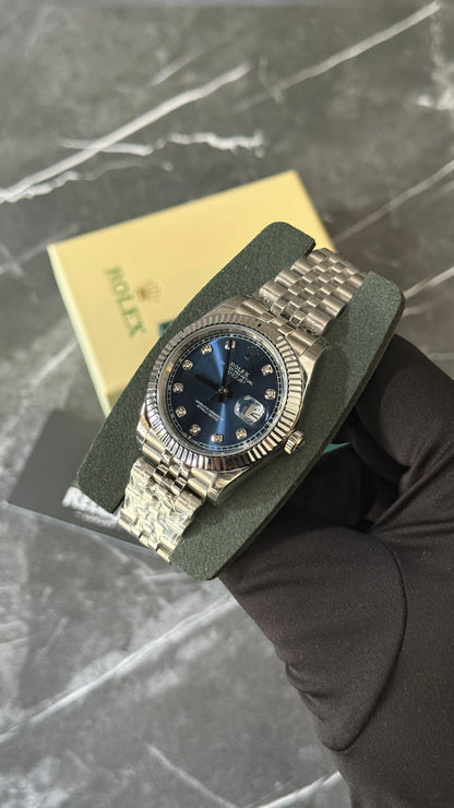 RLX DATEJUST VS (AZUL/ PLATA) JUBILEE 41mm