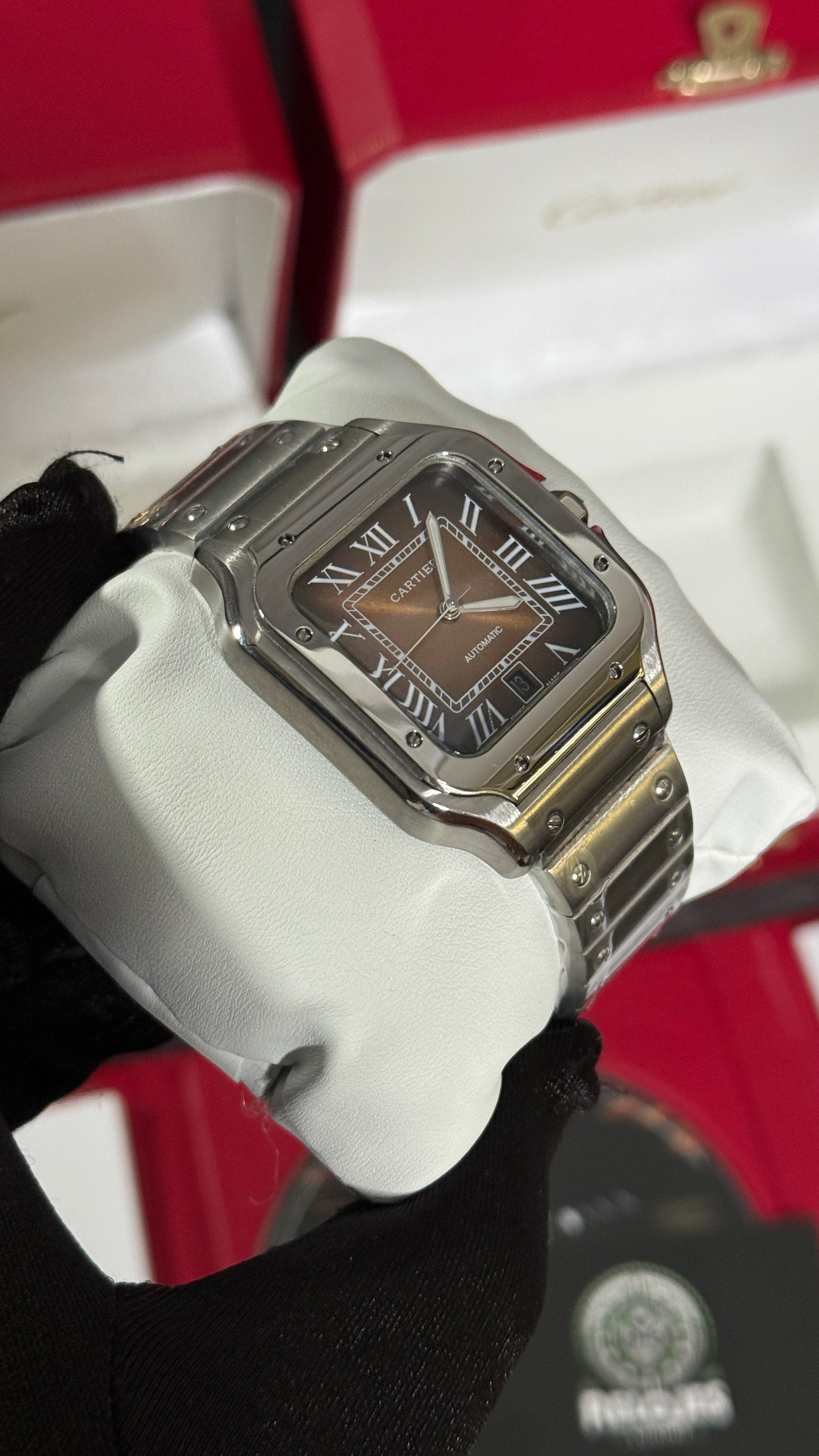 CRT SANTOS (PLATA/MARRÓN)