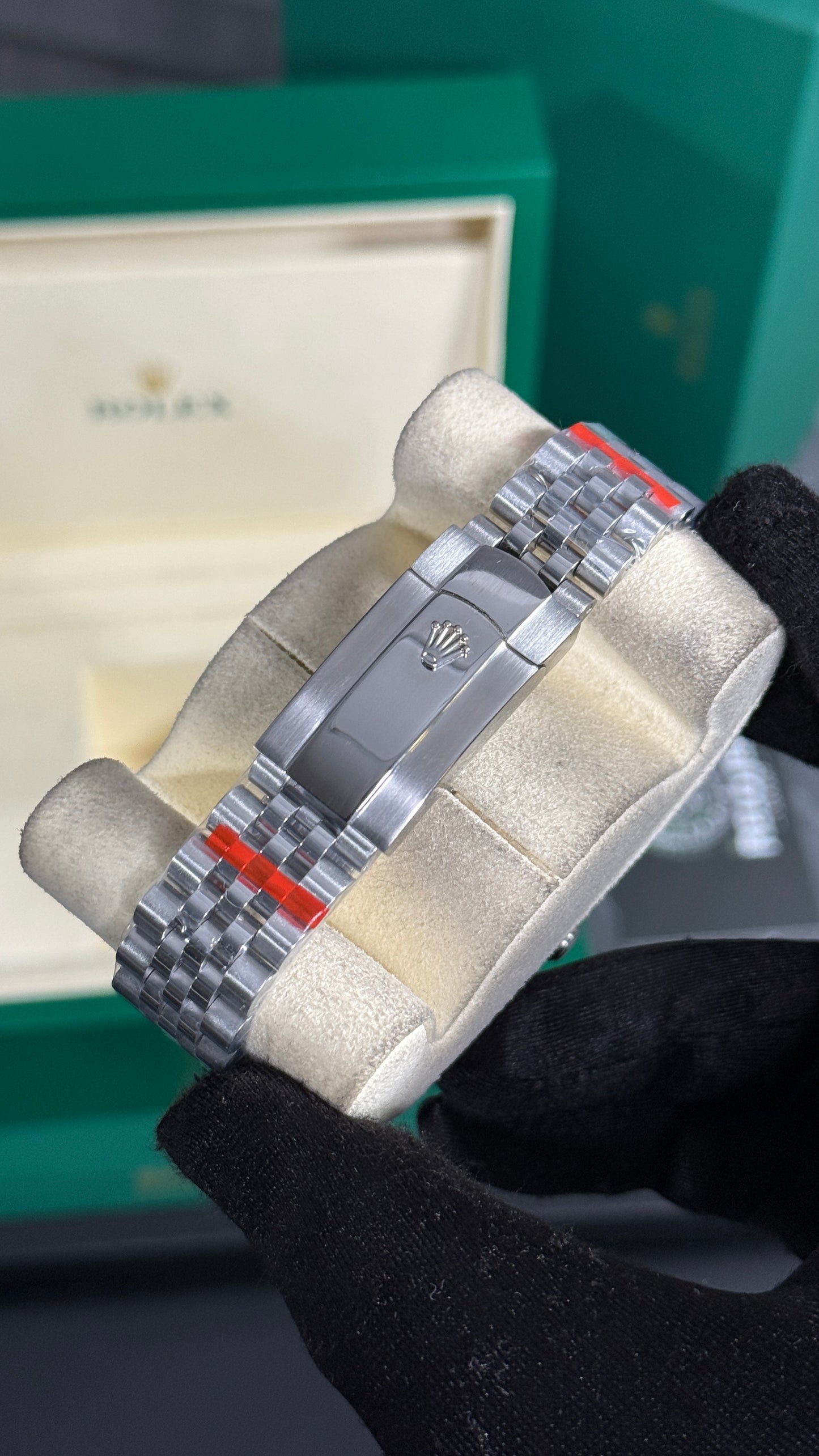 RLX DATEJUST JUBILEE (PLATA/AZUL-ARABIC)