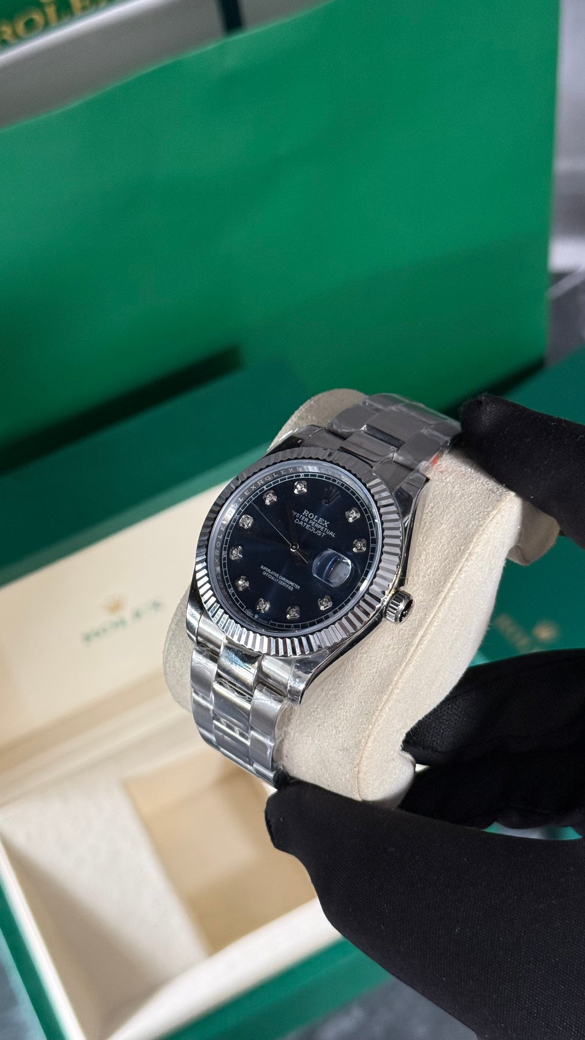 RLX DATEJUST (PLATA/AZUL) 41mm BRIL