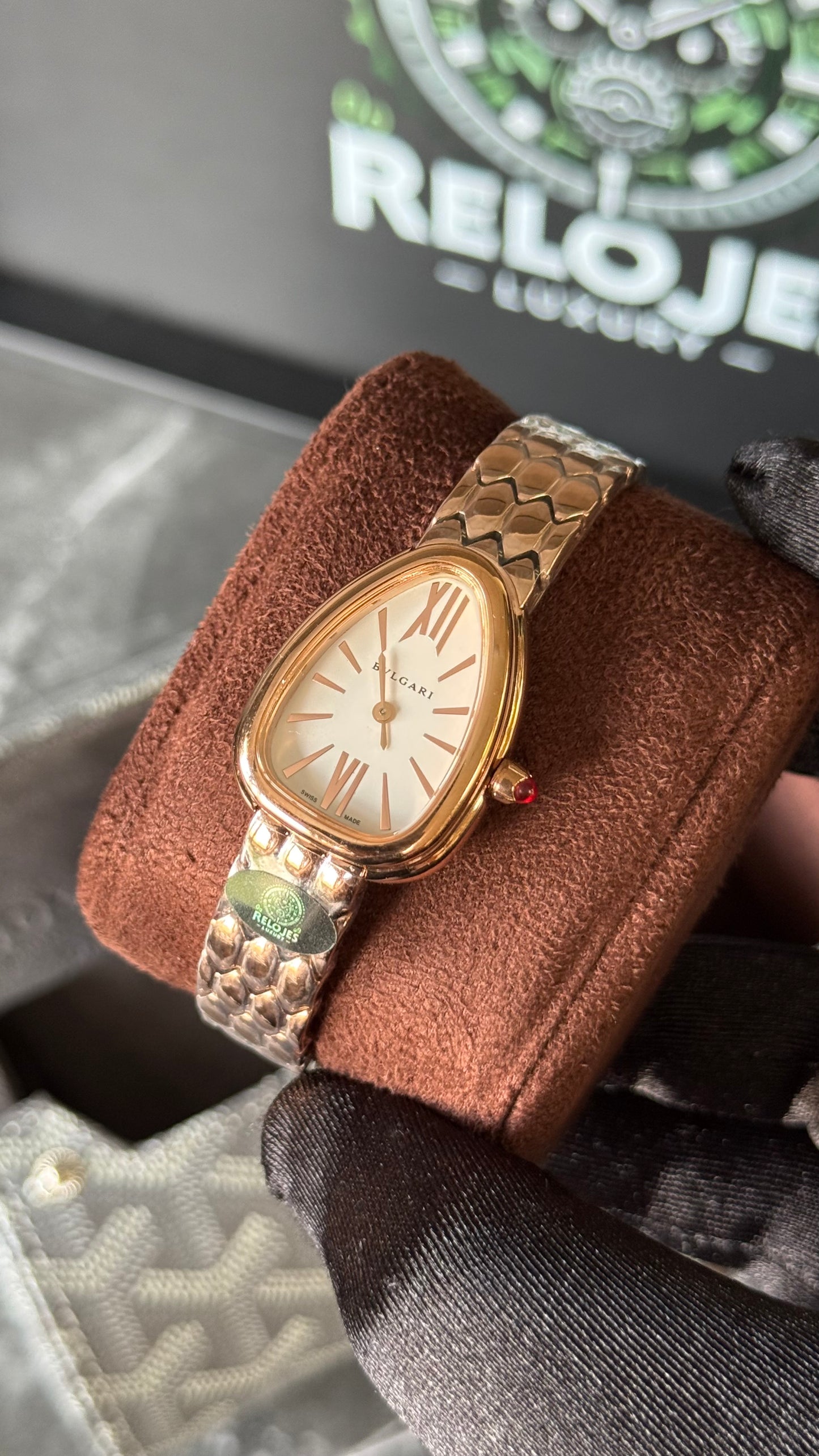 BVLG SERPENTI ORO ROSA