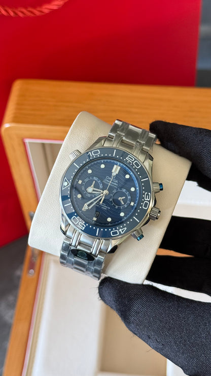 OMG SEAMASTER (PLATA/AZUL)